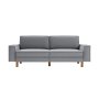 Atelier del Sofa Sofa sa 3 sedišta Sparrow 3 Fog Grey Walnut - slika 2
