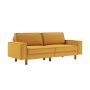 Atelier del Sofa Sofa sa 3 sedišta Sparrow 3 Mustard Walnut - slika 1