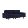 Atelier del Sofa Sofa sa 3 sedišta Sparrow 3 Night Blue Walnut - slika 1