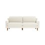 Atelier del Sofa Sofa sa 3 sedišta Robin 3 Milk Froth Walnut - slika 2
