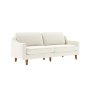 Atelier del Sofa Sofa sa 3 sedišta Robin 3 Milk Froth Walnut - slika 1
