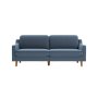 Atelier del Sofa Sofa sa 3 sedišta Robin 3 Ocean Blue Walnut - slika 2