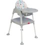 Playtime 614 Stolica za hranjenje 2u1 siva - slika 1