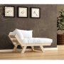 HANAH HOME Garden 1-Seat Sofa Prirodno Bela CPT8141 140 - slika 2