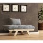 HANAH HOME Garden 1-Seat Sofa Prirodno Grei CPT8143 140 - slika 3