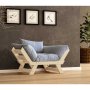 HANAH HOME Garden 1-Seat Sofa Prirodno Grei CPT8143 140 - slika 1