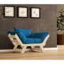 HANAH HOME Garden 1-Seat Sofa Prirodno Plava CPT8146 140 - slika 1