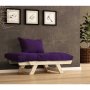 HANAH HOME Garden 1-Seat Sofa Prirodno Ljubičasta CPT8147 140 - slika 3