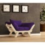 HANAH HOME Garden 1-Seat Sofa Prirodno Ljubičasta CPT8147 140 - slika 1