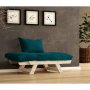 HANAH HOME Garden 1-Seat Sofa Prirodno Petrol Blue CPT8148 140 - slika 3