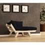 HANAH HOME Garden 1-Seat Sofa Prirodno Crno CPT8149 140 - slika 2