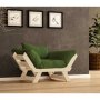 HANAH HOME Garden 1-Seat Sofa Prirodno Zelena CPT8150 140 - slika 1