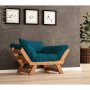 HANAH HOME Garden 1-Seat Sofa Petrol Green CPT8158 140 - slika 1