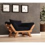 HANAH HOME Garden 1-Seat Sofa Crna CPT8159 140 - slika 1