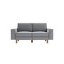 Atelier del Sofa 2-Seat Sofa Sparrow 2 Fog Grey Walnut - slika 2