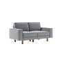 Atelier del Sofa 2-Seat Sofa Sparrow 2 Fog Grey Walnut - slika 1
