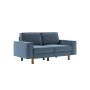 Atelier del Sofa 2-Seat Sofa Sparrow 2 Ocean Blue Walnut - slika 1