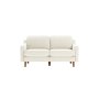 Atelier del Sofa 2-Seat Sofa Robin 2 Milk Froth Walnut - slika 2