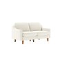 Atelier del Sofa 2-Seat Sofa Robin 2 Milk Froth Walnut - slika 1
