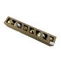 MILENIJUM Novogodišnji ukras Kugla 8cm 6/1 zlatna JC23SP-532 42/71607 - slika 1