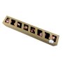 MILENIJUM Novogodišnji ukras Kugla 8cm 6/1 crvena JC23SP-534 42/71609 - slika 1