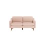 Atelier del Sofa 2-Seat Sofa Robin 2 Salmon Walnut - slika 2