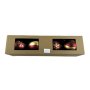 MILENIJUM Novogodišnji ukras Kugla 10cm 4/1 crvena JC23SP-553 42/71606 - slika 1