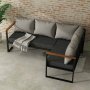HANAH HOME Baštenska ugaona sofa Grei Antracit CPT5515 190 - slika 2