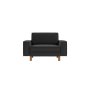 Atelier del Sofa 1-Seat Sofa - fotelja Sparrow Loveseat Night Grey Walnut - slika 2