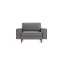 Atelier del Sofa 1-Seat Sofa - fotelja Sparrow Loveseat Obsidian Walnut - slika 2