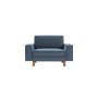 Atelier del Sofa 1-Seat Sofa - fotelja Sparrow Loveseat Ocean Blue Walnut - slika 2
