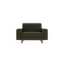 Atelier del Sofa 1-Seat Sofa - fotelja Sparrow Loveseat Oil Green Walnut - slika 2