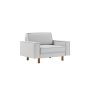 Atelier del Sofa 1-Seat Sofa - fotelja Sparrow Loveseat Pebble Walnut - slika 1