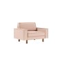 Atelier del Sofa 1-Seat Sofa - fotelja Sparrow Loveseat Salmon Walnut - slika 1