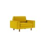 Atelier del Sofa 1-Seat Sofa - fotelja Sparrow Loveseat Sunflower Walnut - slika 1