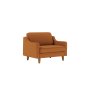 Atelier del Sofa 1-Seat Sofa - fotelja Robin Loveseat Caramel Walnut - slika 1