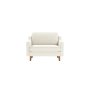 Atelier del Sofa 1-Seat Sofa - fotelja Robin Loveseat Milk Froth Walnut - slika 2