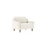 Atelier del Sofa 1-Seat Sofa - fotelja Robin Loveseat Milk Froth Walnut - slika 1