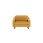 Atelier del Sofa 1-Seat Sofa - fotelja Robin Loveseat Mustard Walnut - slika 2