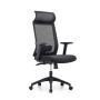 Furnix CH Jazz Black Mesh Kancelarijska stolica - slika 1