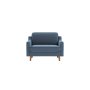 Atelier del Sofa 1-Seat Sofa - fotelja Robin Loveseat Ocean Blue Walnut - slika 2