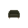 Atelier del Sofa 1-Seat Sofa - fotelja Robin Loveseat Oil Green Walnut - slika 2