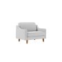 Atelier del Sofa 1-Seat Sofa - fotelja Robin Loveseat Pebble Walnut - slika 1