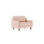 Atelier del Sofa 1-Seat Sofa - fotelja Robin Loveseat Salmon Walnut - slika 1