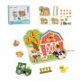 TOOKY TOY Drvena kreativna igra Farma HP062 107/52633 - slika 1