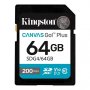 KINGSTON 64GB Canvas Go! Plus (SDG4/64GB) - slika 1