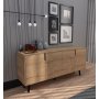 HANAH HOME Komoda Latina Modern 180 Sapphire Oak - slika 2