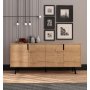 HANAH HOME Komoda Latina Modern 180 Sapphire Oak - slika 1