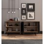 HANAH HOME Komoda Latina Modern 180 Sapphire Oak Anthracite - slika 3