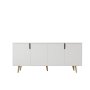 HANAH HOME Komoda Latina Modern 180 White - slika 5
